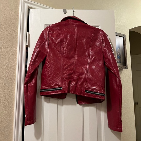 Red Leather Jacket - Picture 4 of 5